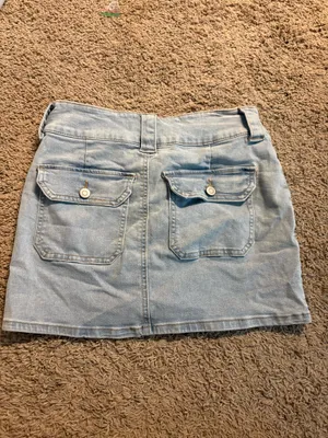 Denim cargo mini skirt Blue Size M thumbnail 2