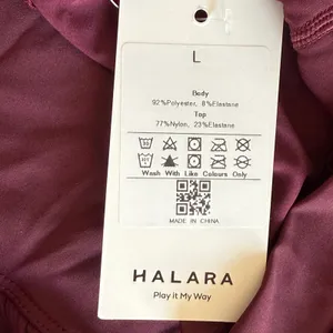 NWT Halara Breezeful Palazzo Flowy Wide Leg Casual‎ Pants in Amaranth Purple thumbnail 8