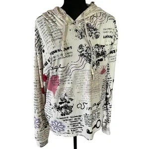 Lily by Firmiana Vintage Graphic Lightweight Hoodie XL thumbnail 2