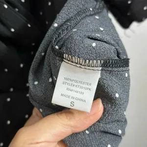 Papaya Women‎ Black Polka Dot Off Shoulder Blouse Size Small. thumbnail 6