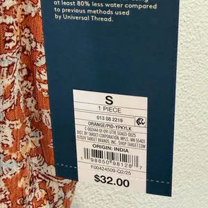 Universal Thread Paisley Jumpsuit • Boho Crepe One-Piece • NWT Size Small thumbnail 13