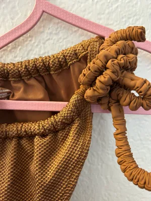 Aerie Brown Cheeky Bikini Bottoms thumbnail 6