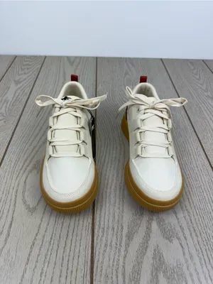 Sorel Women's Out N About IV Low Women's Waterproof Sneaker US7 Honey White $100 thumbnail 2