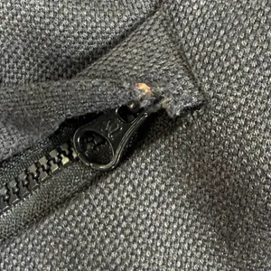 Lululemon Mixed Media Bomber Jacket Black Gray Full Zip Athleisure Womens est 6‎ thumbnail 5
