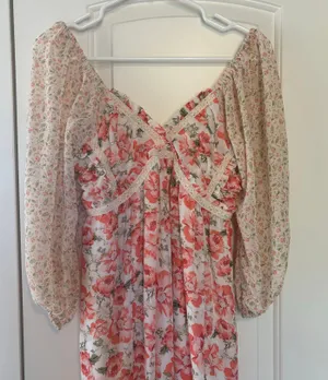 Umgee Mixed Pattern Dress thumbnail 5