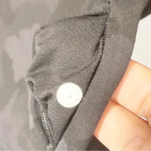 Lululemon Its Rulu Run Cropped Half-Zip Heritage 365 Camo Deep Coal Multi Size 4 thumbnail 5