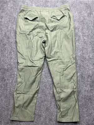 J.Crew women's Large  Olive green Drawstring Utility Pants thumbnail 7