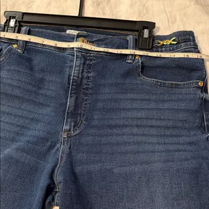 sofia by sofia vergara Dark Blue Relaxed Fit Jeans Size 18 thumbnail 4