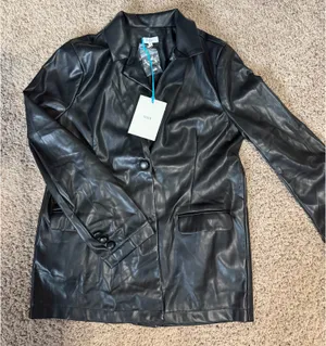 Voy Leather Jacket Black thumbnail 1
