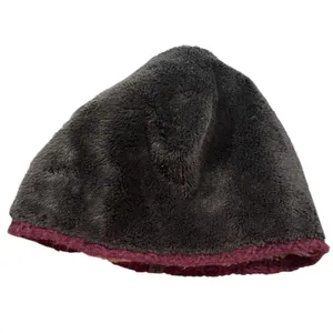 The North Face Multicolored White Pink Reversible Knit Fleece Hat thumbnail 4