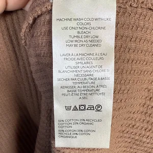 Free People We the Free Super Natural Thermal Hoodie Tan Brown W2294 Sz L thumbnail 8