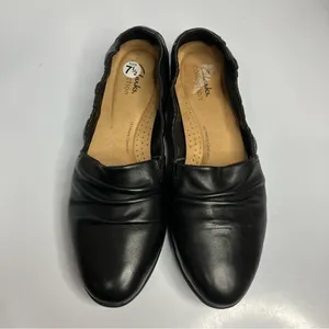Clarks Janette‎ Ruby flats black size 10 thumbnail 2