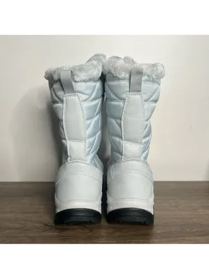 Nortiv 8 Mid Calf Wateproof Silver Blue Women’s Lace Up Winter Boot Size 9.5 thumbnail 6