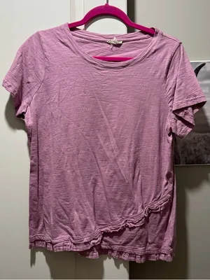 Cotton bleu t shirt blouse Size M thumbnail 1