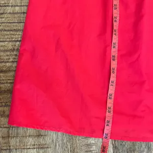 & Other Stories Bow Back Swing Dress 6 Mini Cutout Puff Sleeve Red Holiday NWT thumbnail 12
