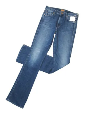 NWT Mother The Double Insider in Fruit Carts Bootcut Stretch Jeans 28 thumbnail 4