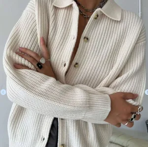 nwt aritzia wilfred claudette white light birch button up cardigan xxs 2xs thumbnail 1