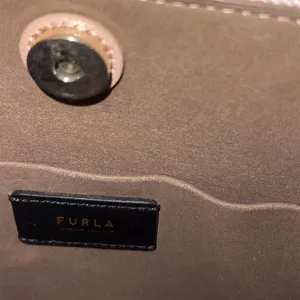 Furla Small Satchel Grain Leather Top Handle Multiple Compartments Classic Chic thumbnail 6