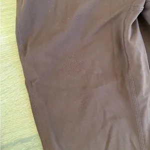 All for Mimi Workout Set Cross Front Top Scrunch Leggings Size XS Brown thumbnail 4