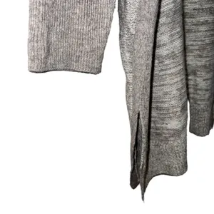 Kinross 100% Cashmere Marled Gray Taupe Mock Neck Dolman Sleeve Sweater S thumbnail 5