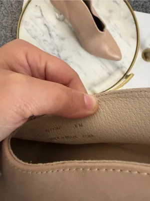42 Gold Size 8M Nude Pointed Toe Clear Block Heel Ankle Booties NWOT $120 MSRP thumbnail 8