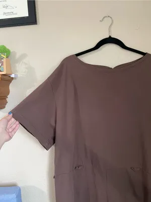 Free People Free Est Monet Romper Size XS Brown Relaxed Oversized T Shirt Boho thumbnail 11