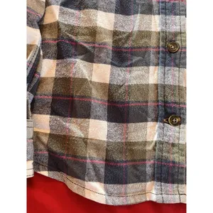 Carhartt Women’s Multicolor Long Sleeve Flannel Button Check Shirt Sz M (8-10) thumbnail 3