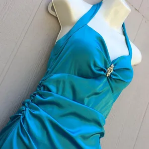 Blondie nites Linda bernell side Ruffle prom dress thumbnail 4