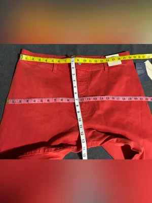 Universal Threads 🆕 Womens High-Rise Wide Leg Jeans Red Ankle Denim Pants Size 16 thumbnail 3