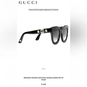GUCCI sunglasses, made in Italy thumbnail 3