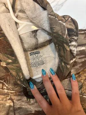 Camo Hoodie Brown Size M thumbnail 2