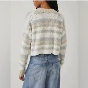 Free people Devon Sweater in gravity combo size XL thumbnail 3