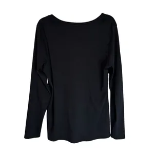 US Polo Assn Womens Black V Neck Long‎ Sleeve Classic Fit T Shirt Size XL thumbnail 8