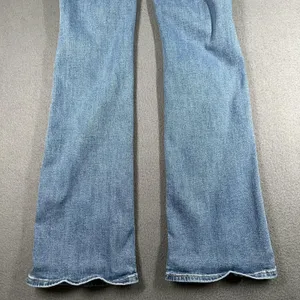 American Eagle Kick Boot Jeans Womens 000 Short Blue Wash Next Level Stretch thumbnail 13