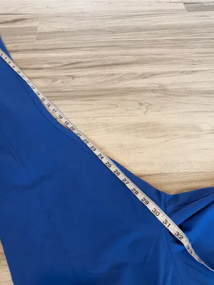 Free People Wide Leg Slit Pants Blue Size Medium thumbnail 6