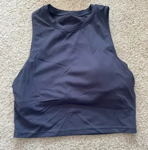High Neck workout tank top thumbnail 1