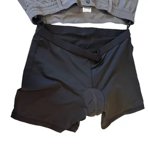 Priessei Women's Bike Cycling Shorts Size‎ XL Gray Pink Padded Athletic Sports thumbnail 4