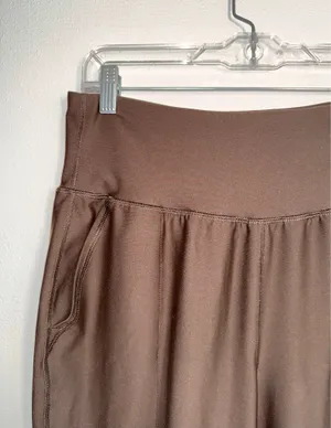 Old Navy Active Powersoft Go Dry Joggers Brown High Rise Pocket thumbnail 3