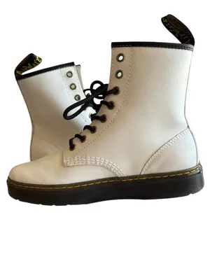 Dr. Martens Zavala White Combat Boots Women’s US 8 / UK 6 EU 39 NWOT thumbnail 6
