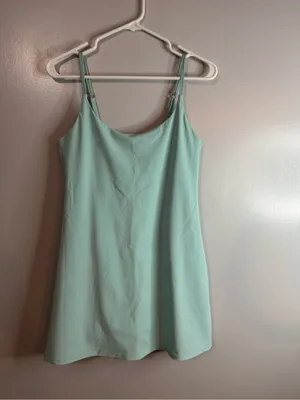 Abercrombie & Fitch Spaghetti Straps Mint Green Mini Dress Size Small thumbnail 3