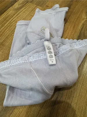 SKIMS Lace Pointelle Boxer in Lavender XS thumbnail 2