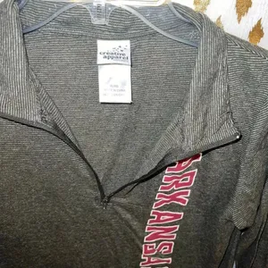 Arkansas razorbacks long sleeve quarter zip shirt size XL thumbnail 2