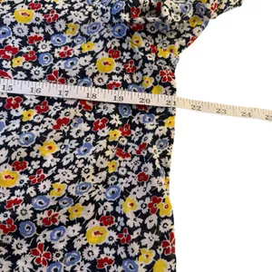 Lauren Ralph Lauren‎ Ditzy Micro Colorful Floral Button Down Shirt Large Office thumbnail 7