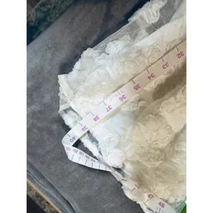 NWOT Lulus Medium‎ Delightful Charisma White Embroidered Sequin Mesh Midi Dress thumbnail 5