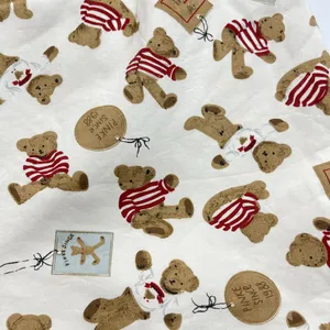 Teddy Bear Print‎ Shorts Christmas Lace Twee High Waisted Women Lace Cream thumbnail 10