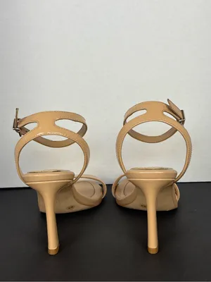 Vince Camuto Beige Heels Straps Ankle Heels Size 8 thumbnail 6
