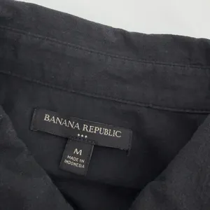 Banana Republic Outlet Blouse Womens M Black Double Pocket Sleeveless Relaxed thumbnail 4