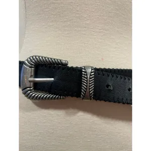 Western Style Buckle Vegan Leather Belt Cowgirl thumbnail 3
