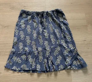 Patagonia Lithia blue floral convertible skirt dress boho hiking outdoors thumbnail 1