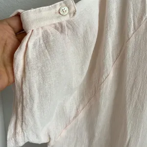 ATM Gauze Cotton Dress in Petal Boho Lagenlook Airy 100% Cotton Coastal Small thumbnail 4